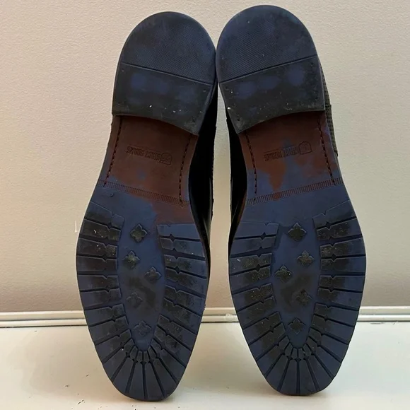 Stacy Adams Men's Rafferty Dressy Pointed Cap Toe Lace Up Brown Leather Sz 10.5 - Picture 8 of 10